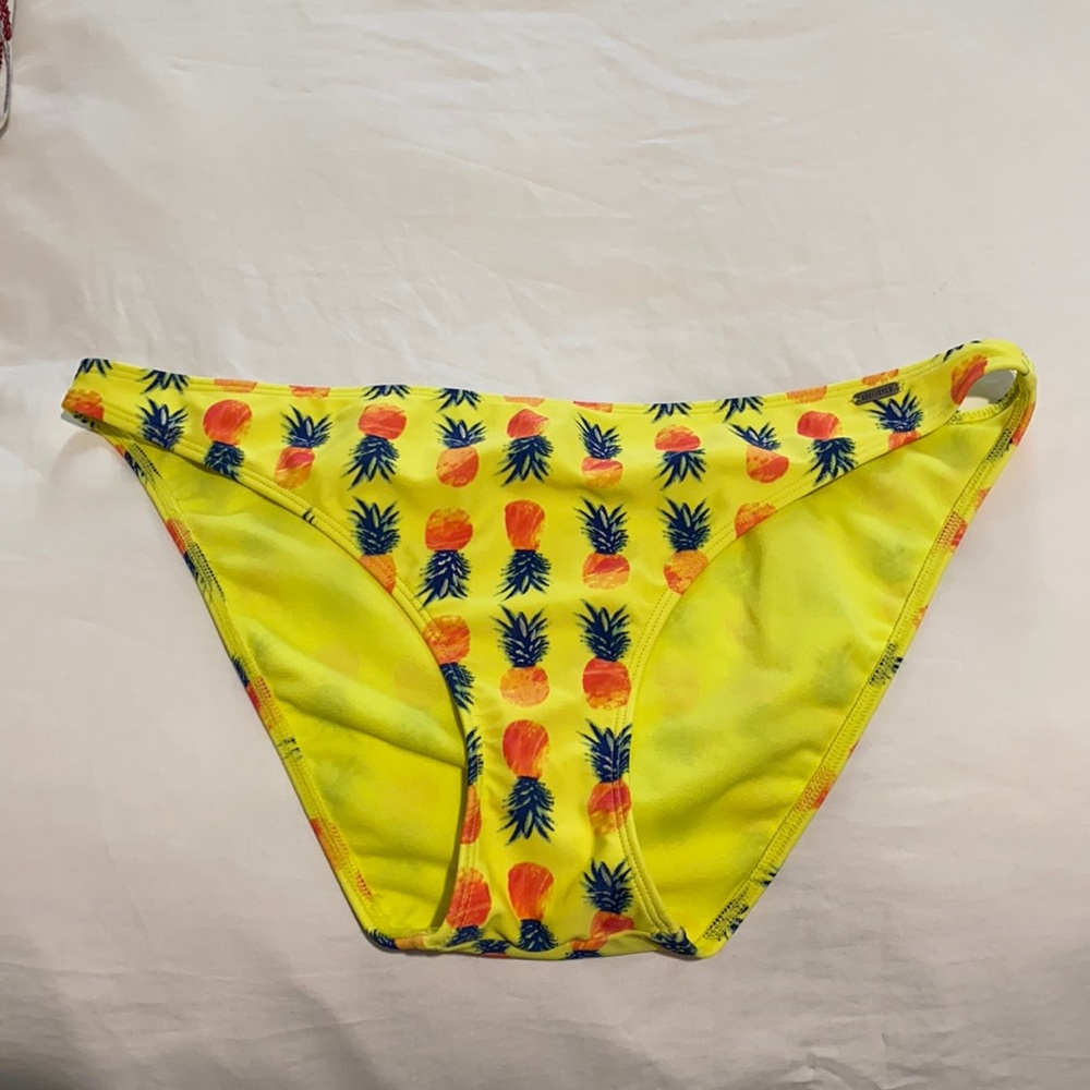 Hollister Yellow Pineapple Bikini Bottoms